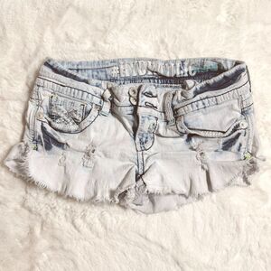 Y2K Hydraulic Low Rise Denim Shorts